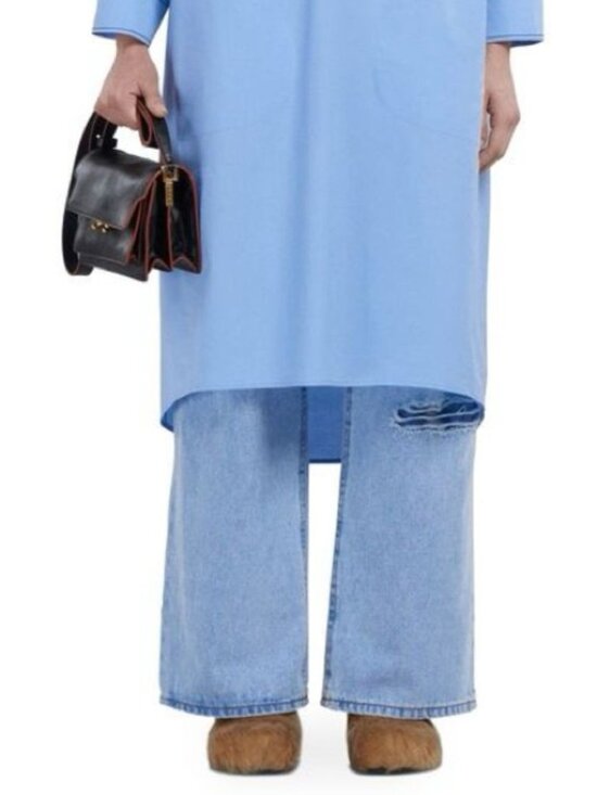 Marni Handbags - Marni Mini Trunk Bag Black Leather Crossbody Gold Hardware NWOT